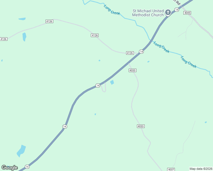 map of restaurants, bars, coffee shops, grocery stores, and more near 16116 Mississippi 14 in Sallis