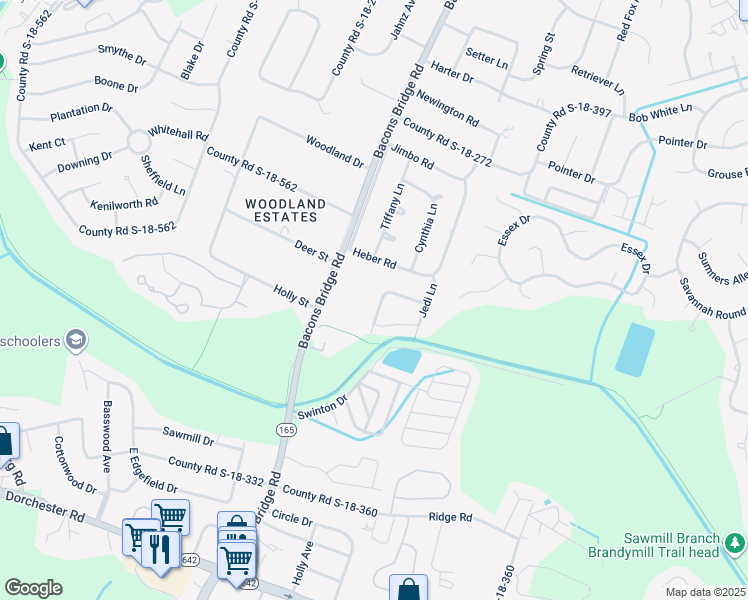 map of restaurants, bars, coffee shops, grocery stores, and more near 120 Langley Drive in Summerville