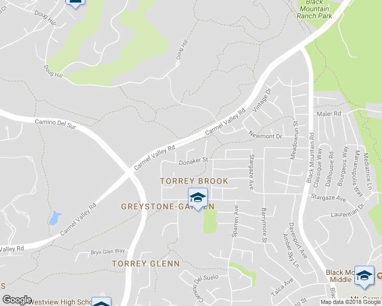 map of restaurants, bars, coffee shops, grocery stores, and more near 14365 La Harina Court in San Diego