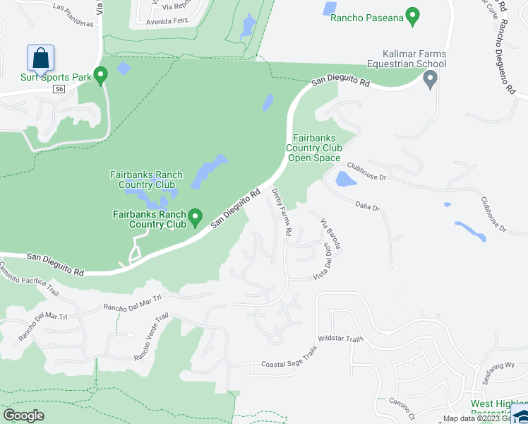 map of restaurants, bars, coffee shops, grocery stores, and more near 14251 Fox Run Row in San Diego