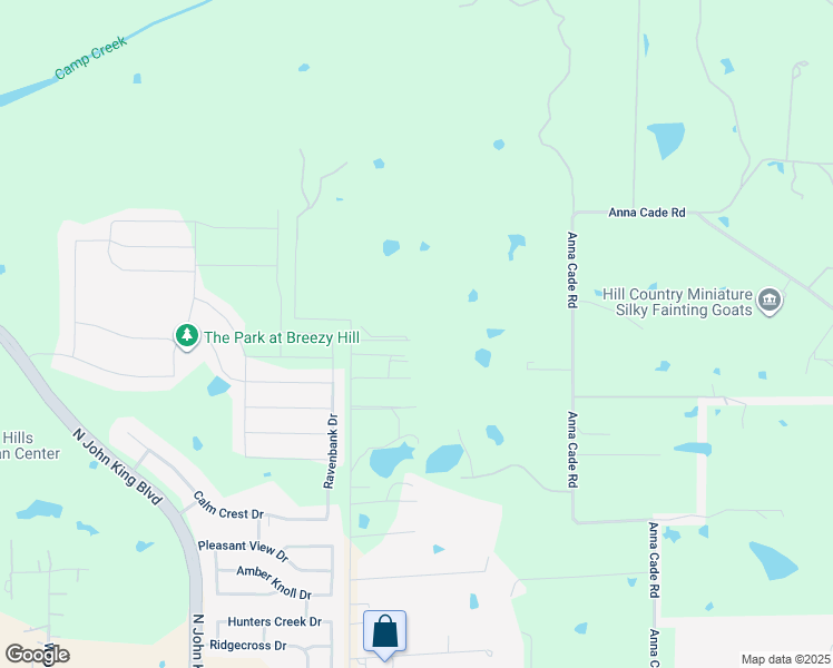 map of restaurants, bars, coffee shops, grocery stores, and more near 1027 Breezy Hill Lane in Rockwall