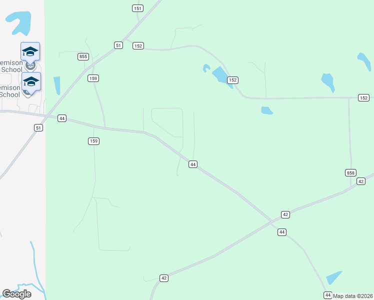 map of restaurants, bars, coffee shops, grocery stores, and more near 90 Ridgeview Circle in Jemison