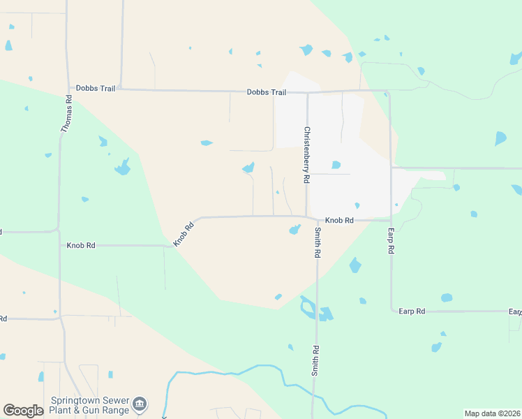 map of restaurants, bars, coffee shops, grocery stores, and more near 2599 Knob Road in Springtown
