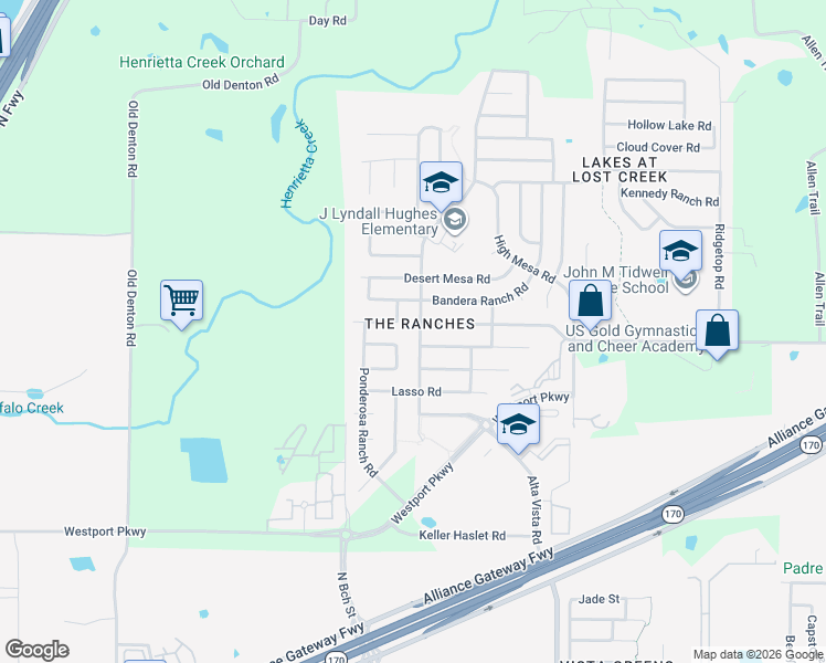 map of restaurants, bars, coffee shops, grocery stores, and more near 3432 Cheyenne Ranch Road in Roanoke
