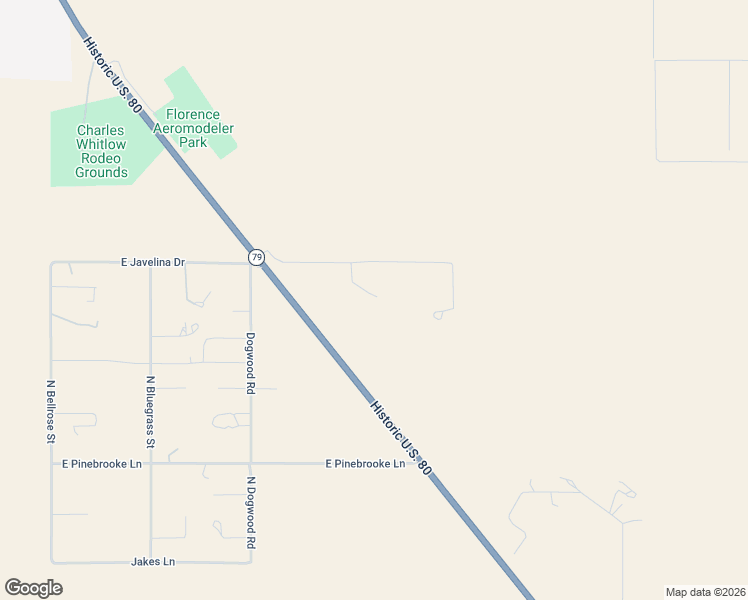 map of restaurants, bars, coffee shops, grocery stores, and more near 10945 North Shadyside Street in Florence