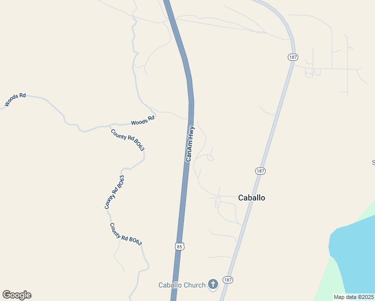 map of restaurants, bars, coffee shops, grocery stores, and more near CanAm Highway in Caballo