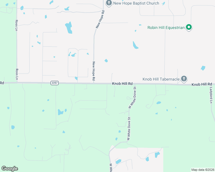 map of restaurants, bars, coffee shops, grocery stores, and more near 1426 Knob Hill Road in Azle
