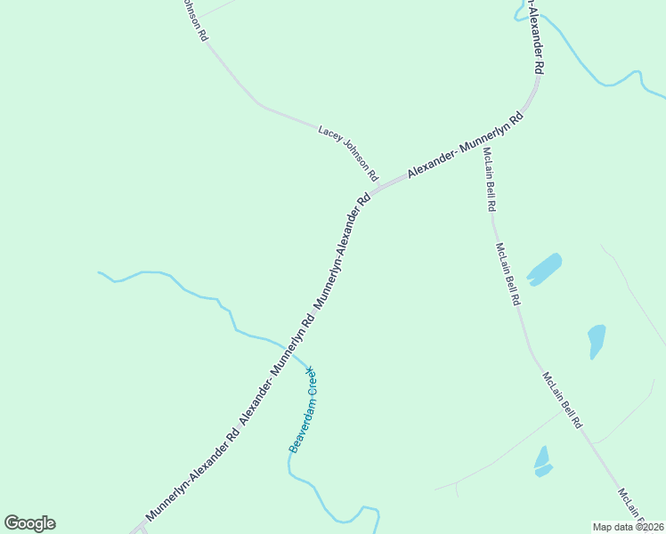 map of restaurants, bars, coffee shops, grocery stores, and more near 1961 Alexander- Munnerlyn Road in Sardis