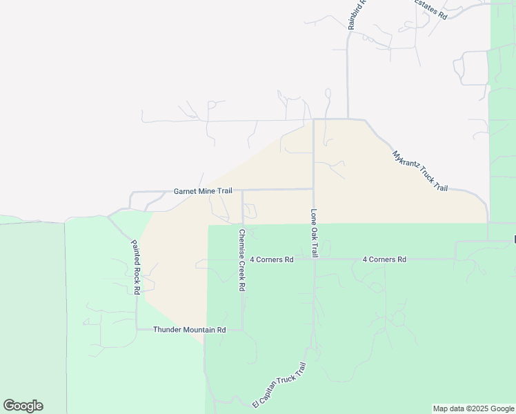 map of restaurants, bars, coffee shops, grocery stores, and more near 15091 Chemise Creek Road in Ramona