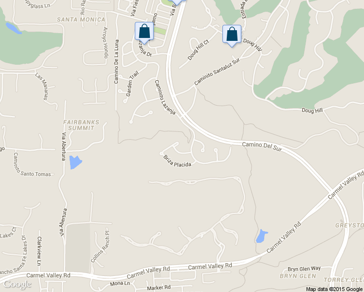 map of restaurants, bars, coffee shops, grocery stores, and more near 7845 Caminito Camelia in San Diego