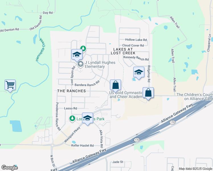 map of restaurants, bars, coffee shops, grocery stores, and more near 13708 Canyon Ranch Road in Roanoke