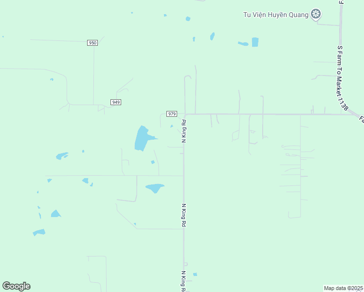 map of restaurants, bars, coffee shops, grocery stores, and more near 1060 North King Road in Royse City