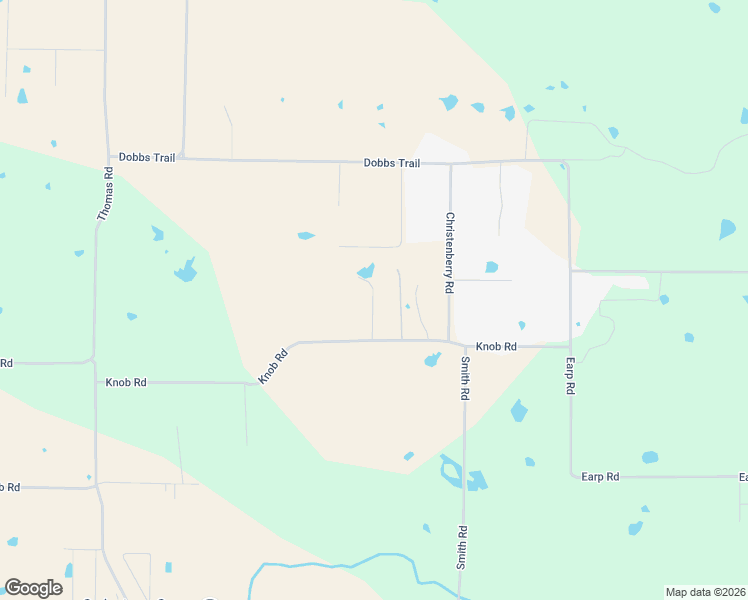 map of restaurants, bars, coffee shops, grocery stores, and more near 2599 Knob Road in Springtown