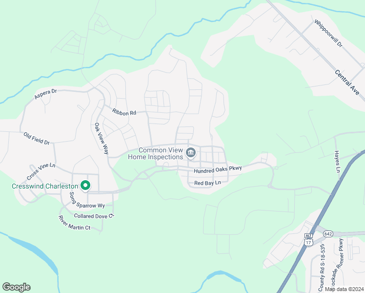 map of restaurants, bars, coffee shops, grocery stores, and more near 214 Lotz Drive in Summerville