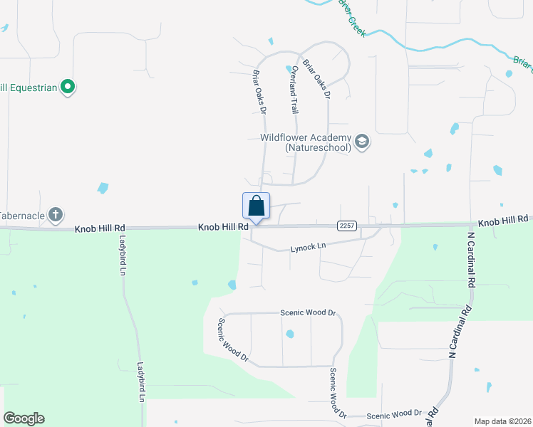 map of restaurants, bars, coffee shops, grocery stores, and more near 108 Briar Oaks Drive in Azle