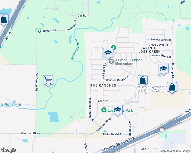 map of restaurants, bars, coffee shops, grocery stores, and more near 3436 Desert Mesa Road in Roanoke