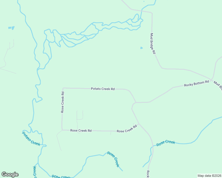 map of restaurants, bars, coffee shops, grocery stores, and more near 137 Potato Creek Road in The Rock