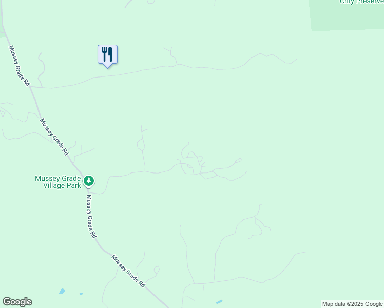 map of restaurants, bars, coffee shops, grocery stores, and more near 14625 Mussey Grade Road in Ramona