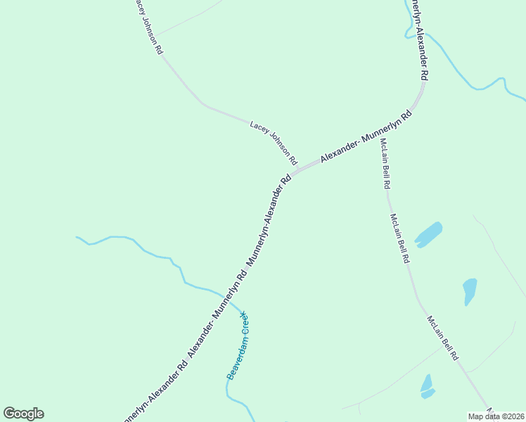 map of restaurants, bars, coffee shops, grocery stores, and more near 1961 Alexander- Munnerlyn Road in Sardis