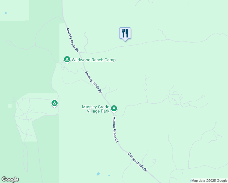 map of restaurants, bars, coffee shops, grocery stores, and more near 14671 Mussey Grade Road in Ramona