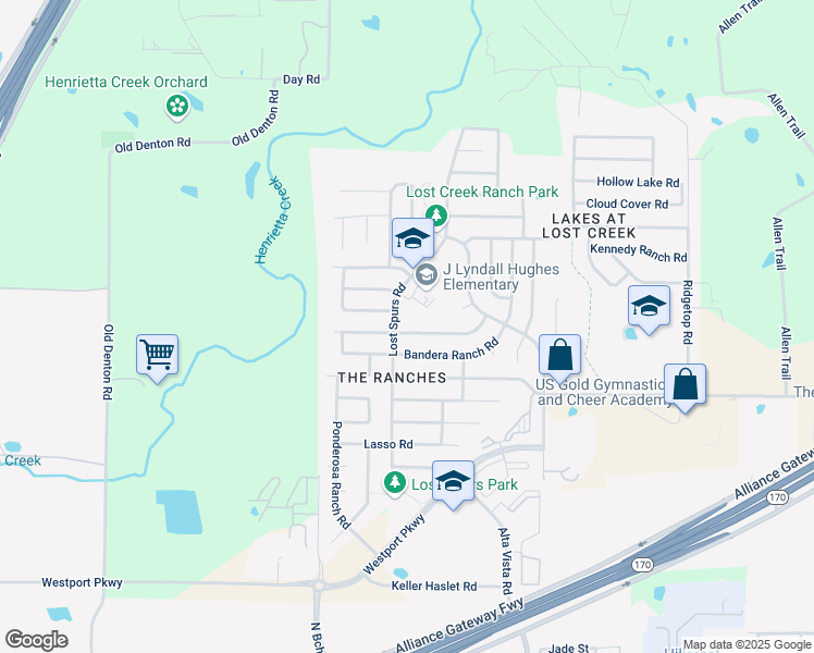 map of restaurants, bars, coffee shops, grocery stores, and more near 3509 Desert Mesa Road in Roanoke