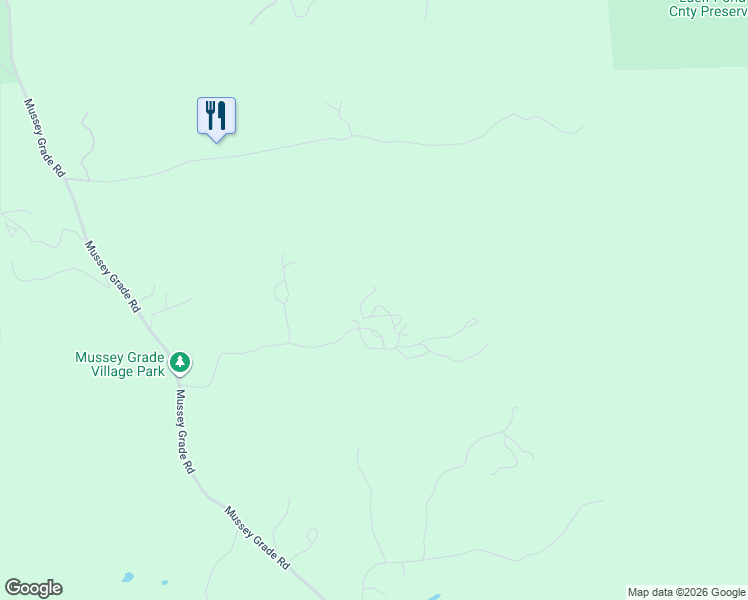 map of restaurants, bars, coffee shops, grocery stores, and more near 14625 Mussey Grade Road in Ramona