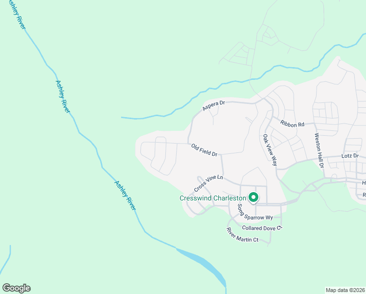 map of restaurants, bars, coffee shops, grocery stores, and more near 1119 Old Field Drive in Summerville