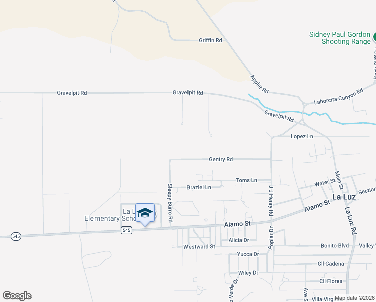 map of restaurants, bars, coffee shops, grocery stores, and more near 37 Gentry Rd in Alamogordo