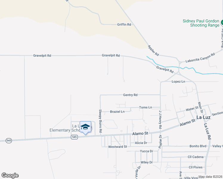 map of restaurants, bars, coffee shops, grocery stores, and more near 37 Gentry Rd in Alamogordo