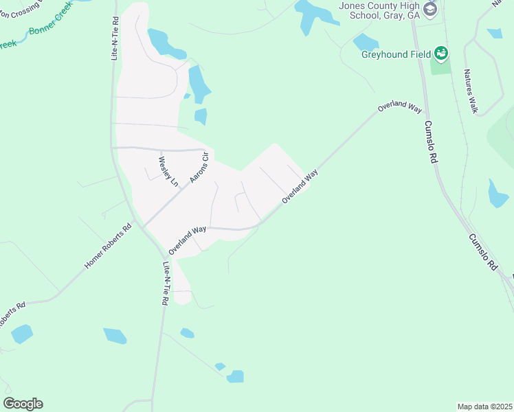 map of restaurants, bars, coffee shops, grocery stores, and more near 310 Larry Stephens Way in Gray