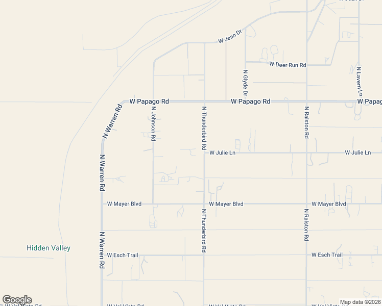 map of restaurants, bars, coffee shops, grocery stores, and more near 11260 North Thunderbird Road in Maricopa