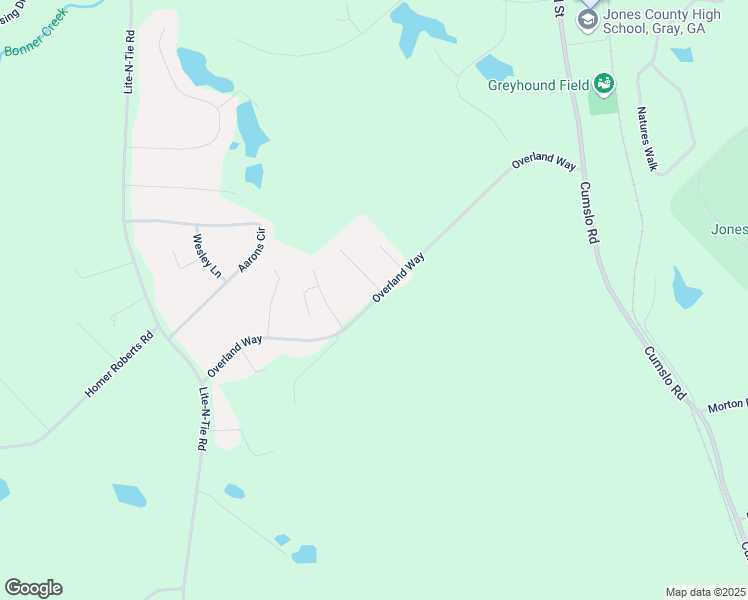 map of restaurants, bars, coffee shops, grocery stores, and more near 234 Overland Way in Gray