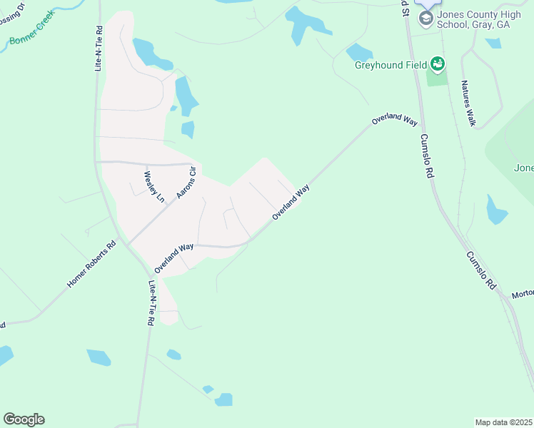map of restaurants, bars, coffee shops, grocery stores, and more near 234 Overland Way in Gray