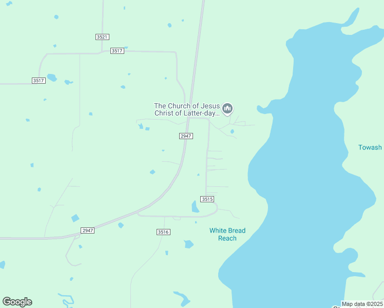 map of restaurants, bars, coffee shops, grocery stores, and more near 5768 County Road 3515 in Quinlan