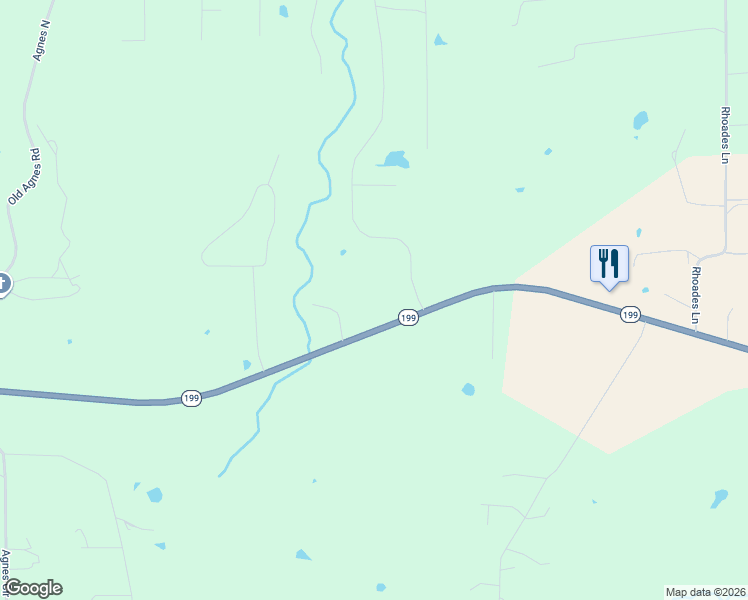 map of restaurants, bars, coffee shops, grocery stores, and more near 5950 West Highway 199 in Springtown