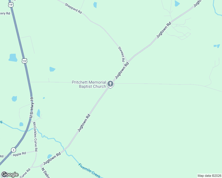 map of restaurants, bars, coffee shops, grocery stores, and more near 496 Jugtown Road in Meansville