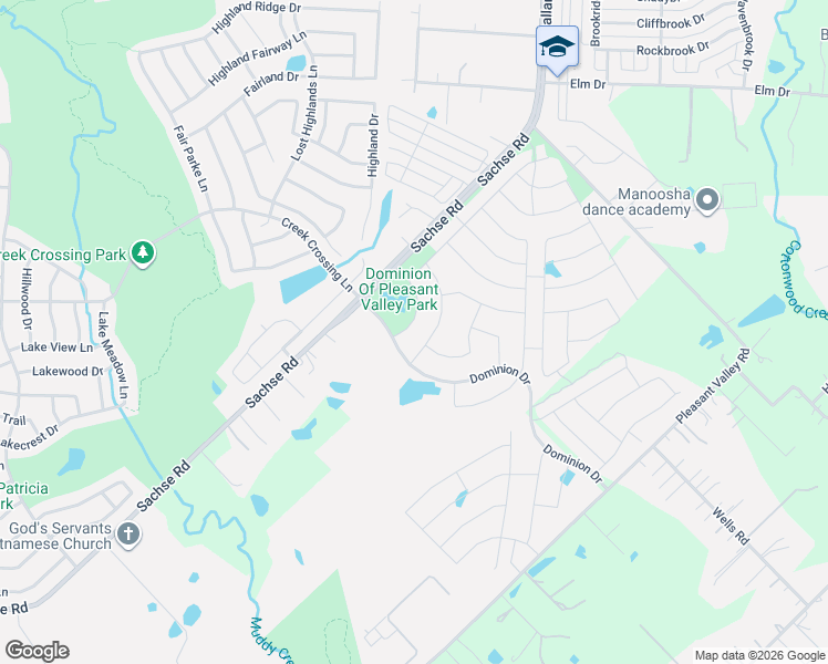 map of restaurants, bars, coffee shops, grocery stores, and more near 33 Autumn Sage Drive in Wylie