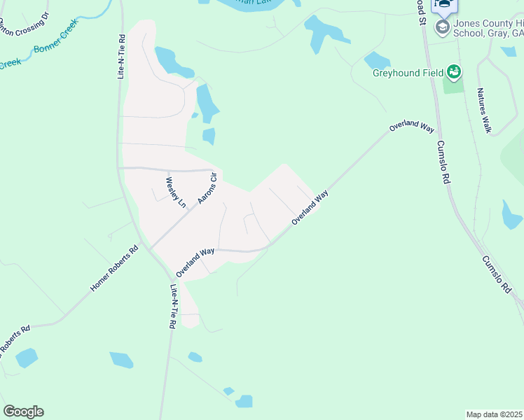 map of restaurants, bars, coffee shops, grocery stores, and more near 125 India Woods Drive in Gray