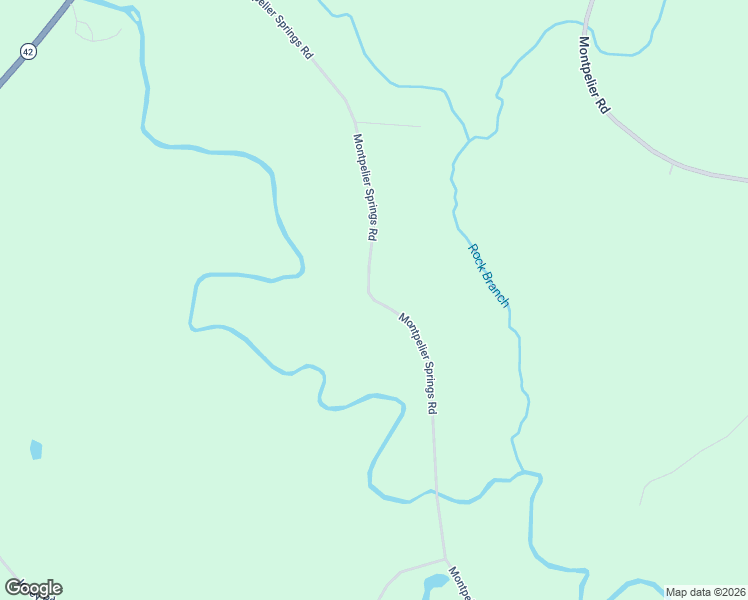 map of restaurants, bars, coffee shops, grocery stores, and more near Montpelier Springs Road in Monroe County