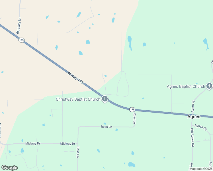 map of restaurants, bars, coffee shops, grocery stores, and more near 7724 West Highway 199 in Springtown