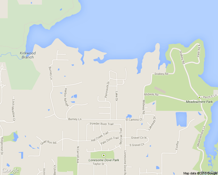 map of restaurants, bars, coffee shops, grocery stores, and more near 3190 Peninsula Dr in Southlake