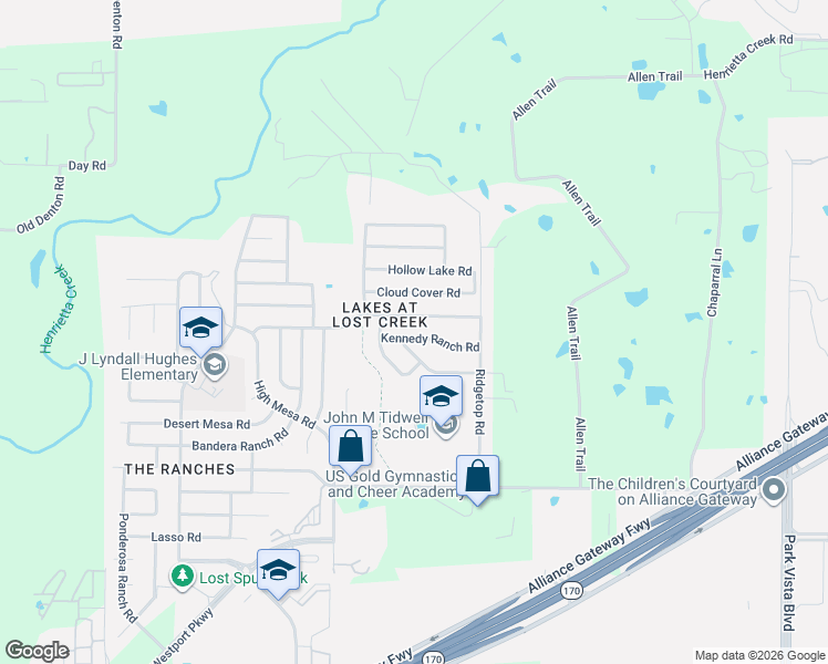 map of restaurants, bars, coffee shops, grocery stores, and more near 3913 Kennedy Ranch Road in Roanoke