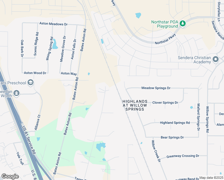 map of restaurants, bars, coffee shops, grocery stores, and more near 14000 Northwest Court in Haslet