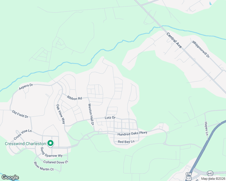 map of restaurants, bars, coffee shops, grocery stores, and more near 195 Donning Drive in Summerville