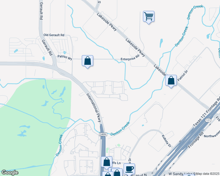 map of restaurants, bars, coffee shops, grocery stores, and more near 3800 Grapevine Mills Parkway in Grapevine