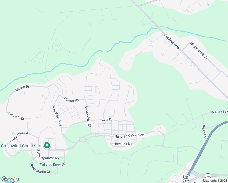 map of restaurants, bars, coffee shops, grocery stores, and more near 195 Donning Drive in Summerville