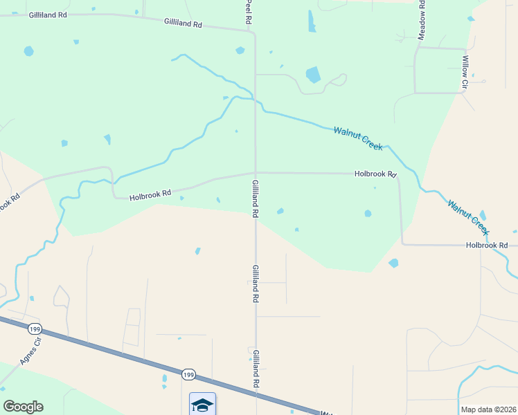 map of restaurants, bars, coffee shops, grocery stores, and more near 770 Gilliland Road in Springtown