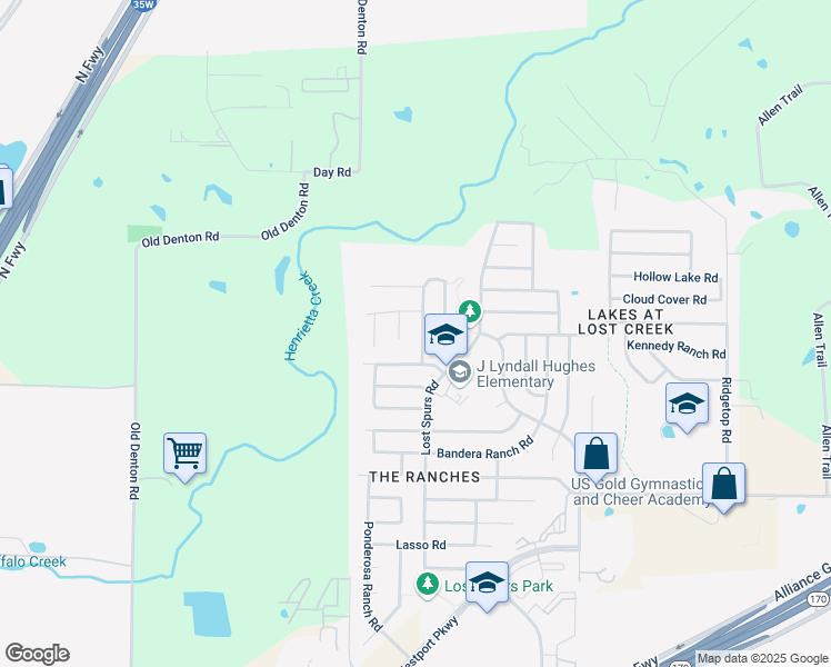 map of restaurants, bars, coffee shops, grocery stores, and more near 13871 Valley Ranch Road in Roanoke