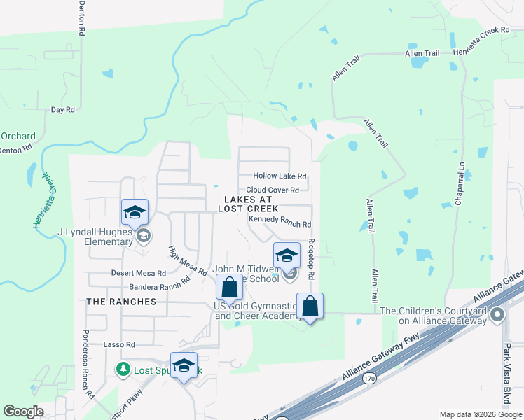 map of restaurants, bars, coffee shops, grocery stores, and more near 3913 Kennedy Ranch Road in Roanoke