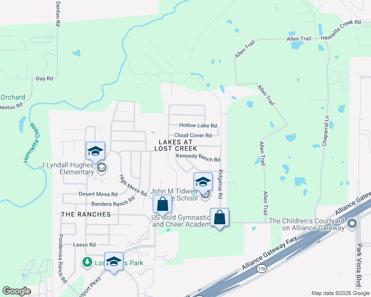 map of restaurants, bars, coffee shops, grocery stores, and more near 3913 Kennedy Ranch Road in Roanoke